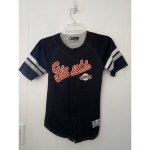 True Fan San Francisco Giants MLB Baseball Jersey Women's XS Black